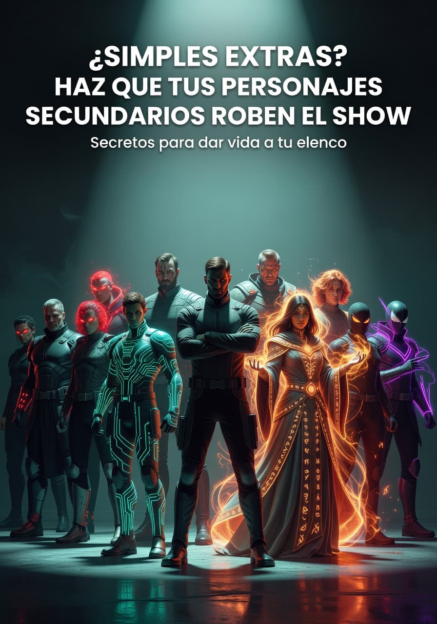 Personajes Secundarios: De extras a estrellas de tu cómic