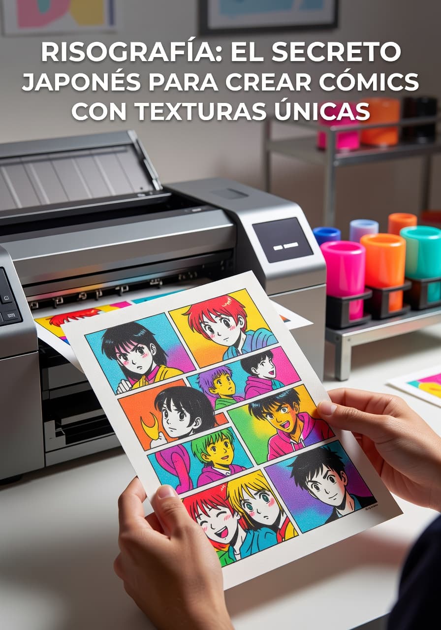 Domina la Risografía: Publica Cómics con Estética Única