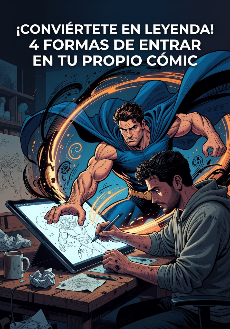 Sé el protagonista: 4 formas de dibujarte en tu historia