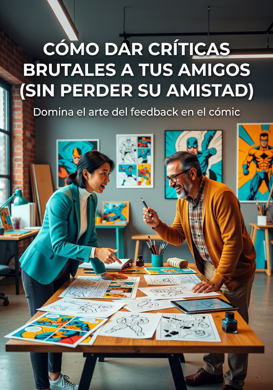 Domina el feedback: Crece como artista junto a tus colegas