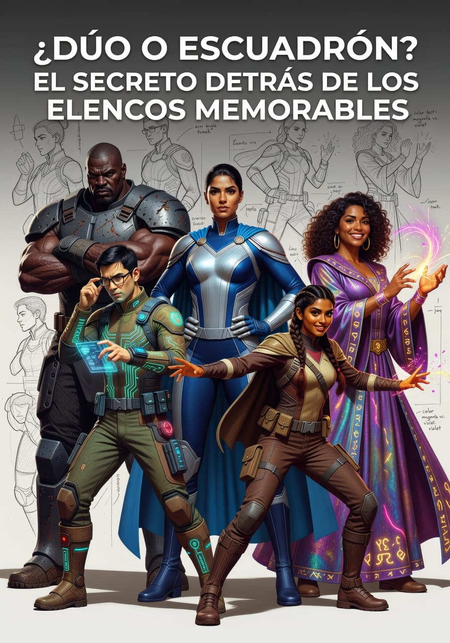 Domina el arte de crear elencos de personajes legendarios