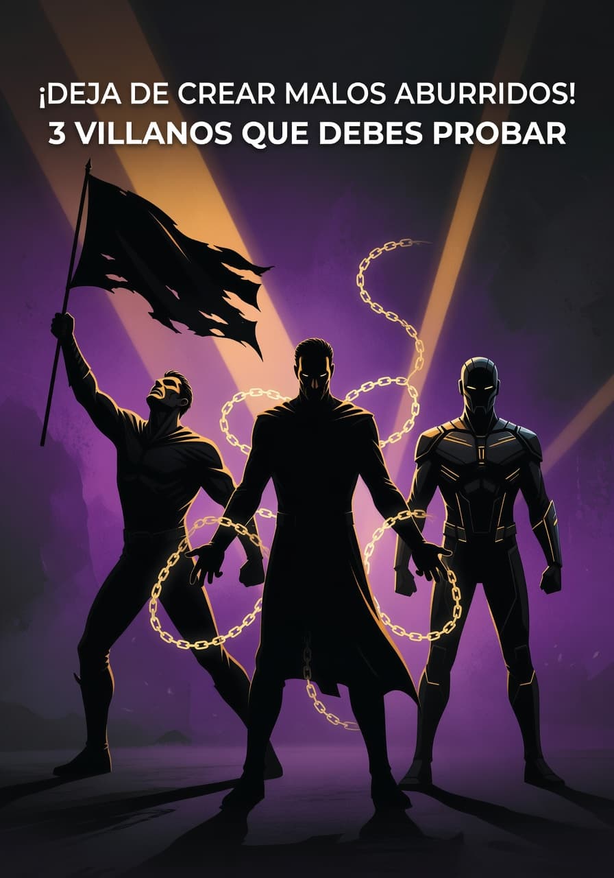El Arte de la Villanía: Crea Antagonistas Inolvidables