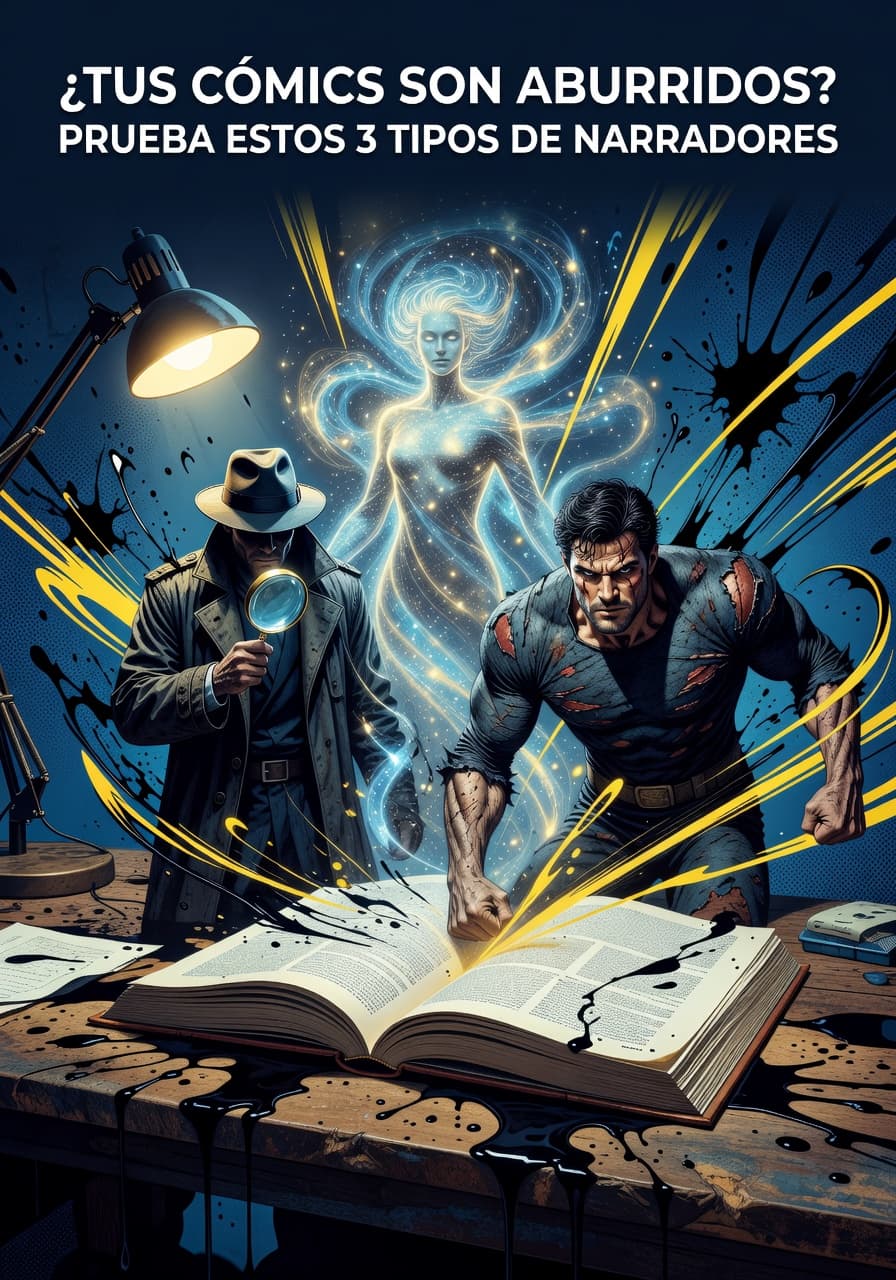 3 Narradores para Revolucionar la Narrativa de tus Cómics