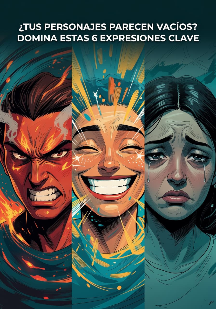Domina las 6 Expresiones Faciales: Da Vida a tus Personajes