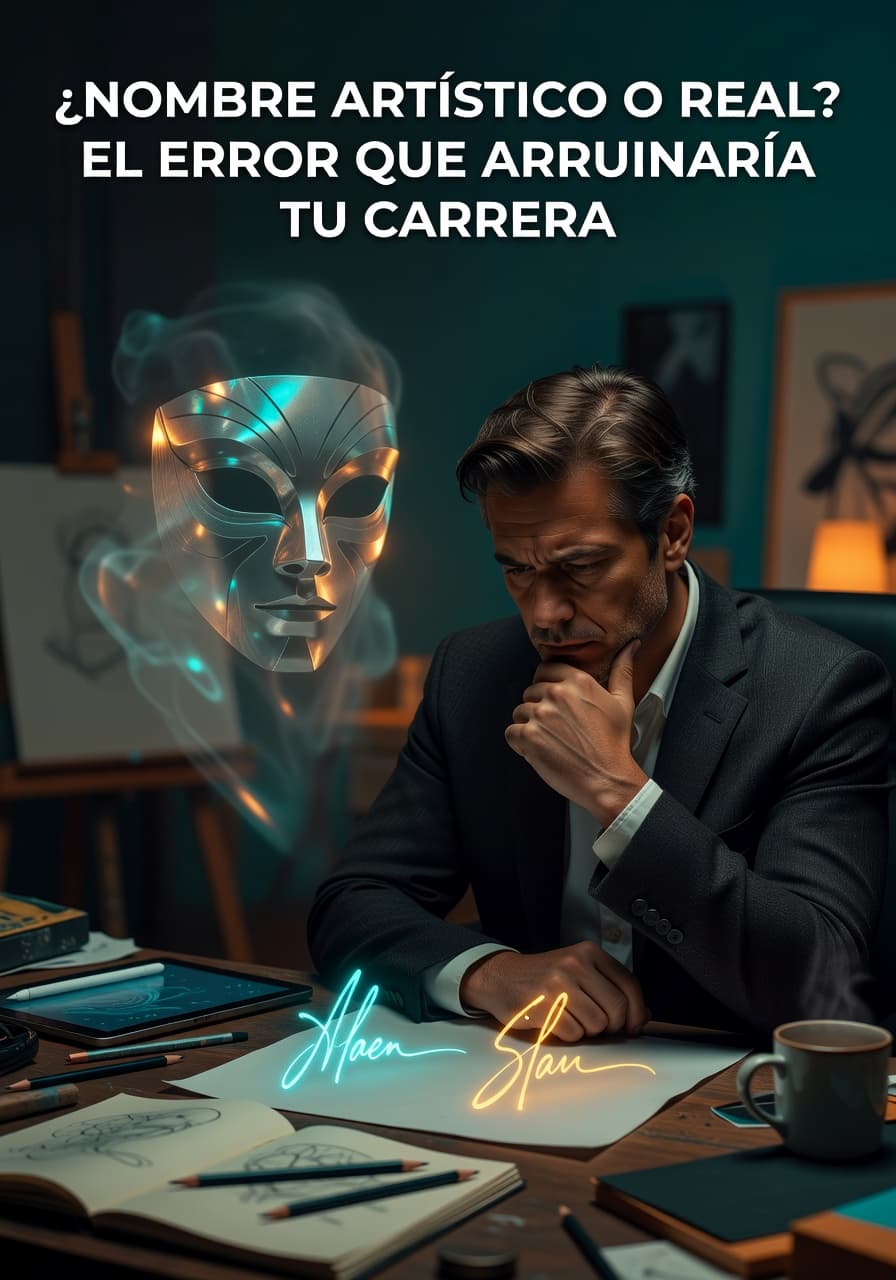 ¿Nombre artístico o real? Elige tu identidad con éxito