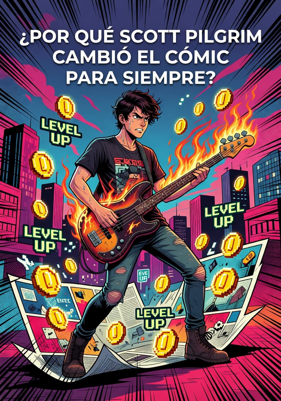 Scott Pilgrim: Domina la Fusión de Estilos en tu Cómic
