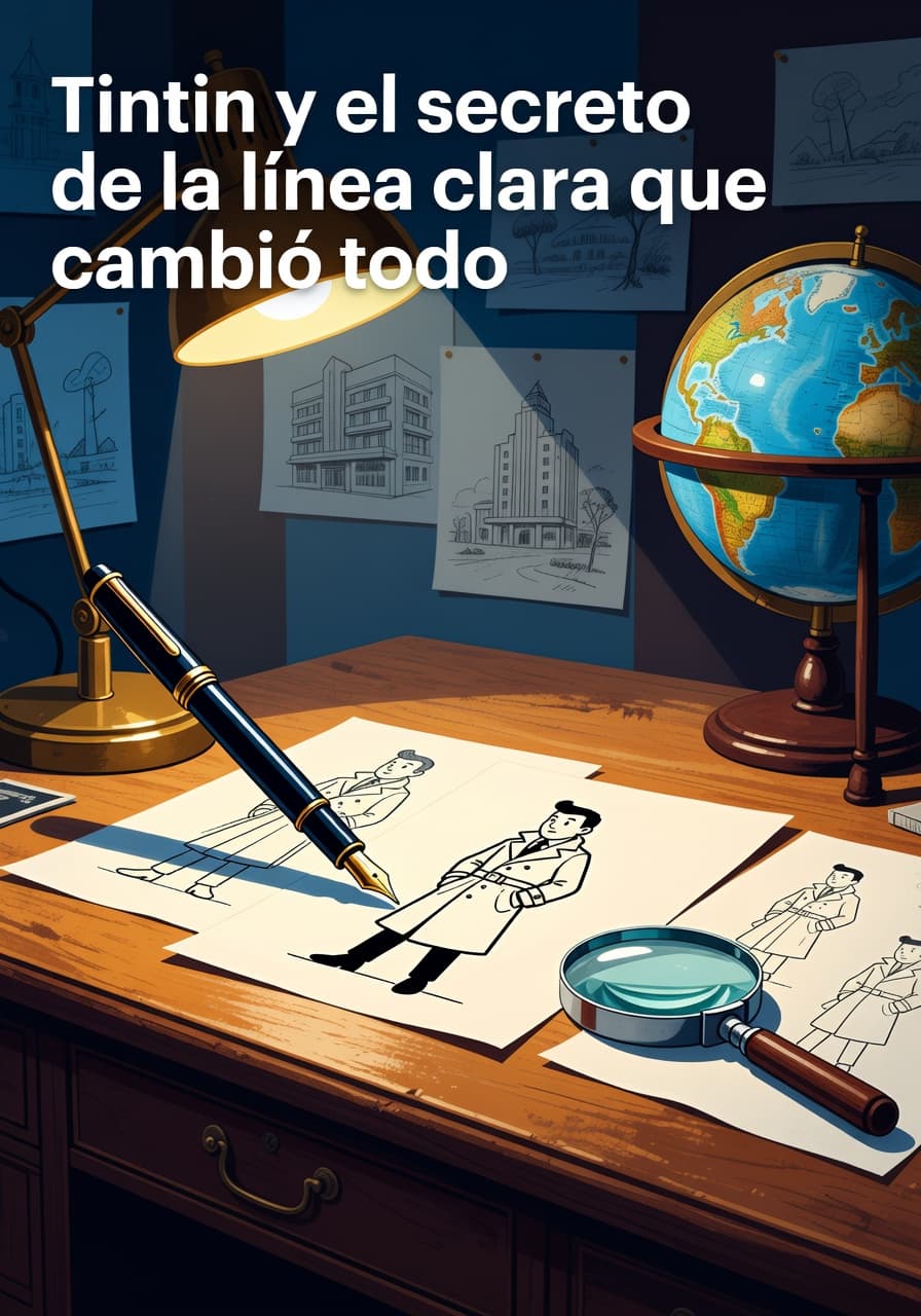Hergé y Tintín: Secretos de la Línea Clara y Narrativa