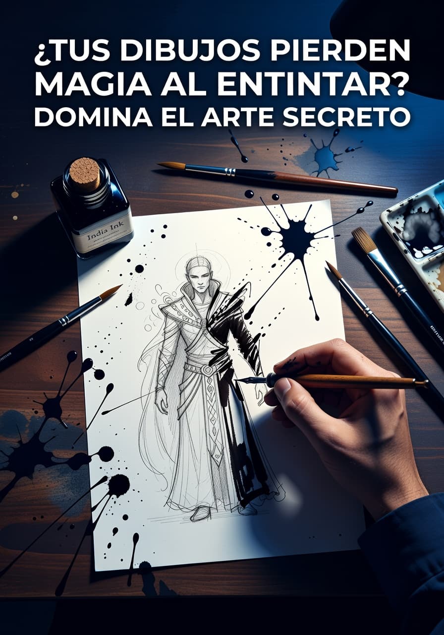 Entinta sin miedo: Da vida y carácter a tus dibujos