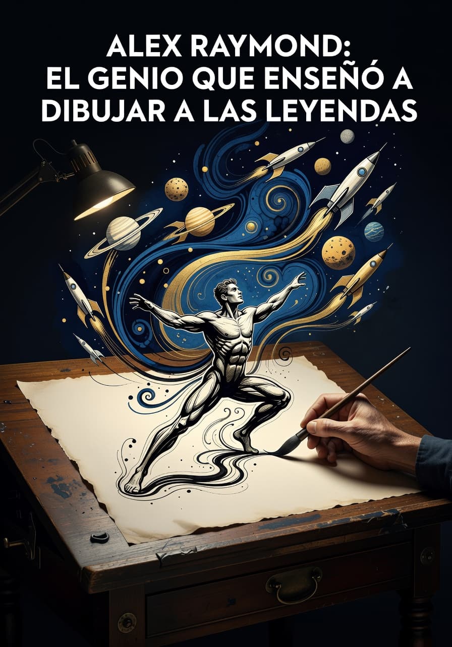 Alex Raymond: Secretos del Trazo Maestro y el Fotorrealismo
