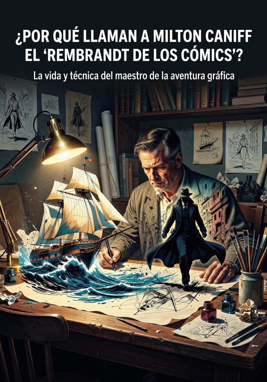Milton Caniff: Secretos del Maestro del Claroscuro