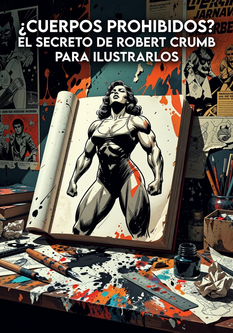 Domina la anatomía real: El legado rebelde de Robert Crumb