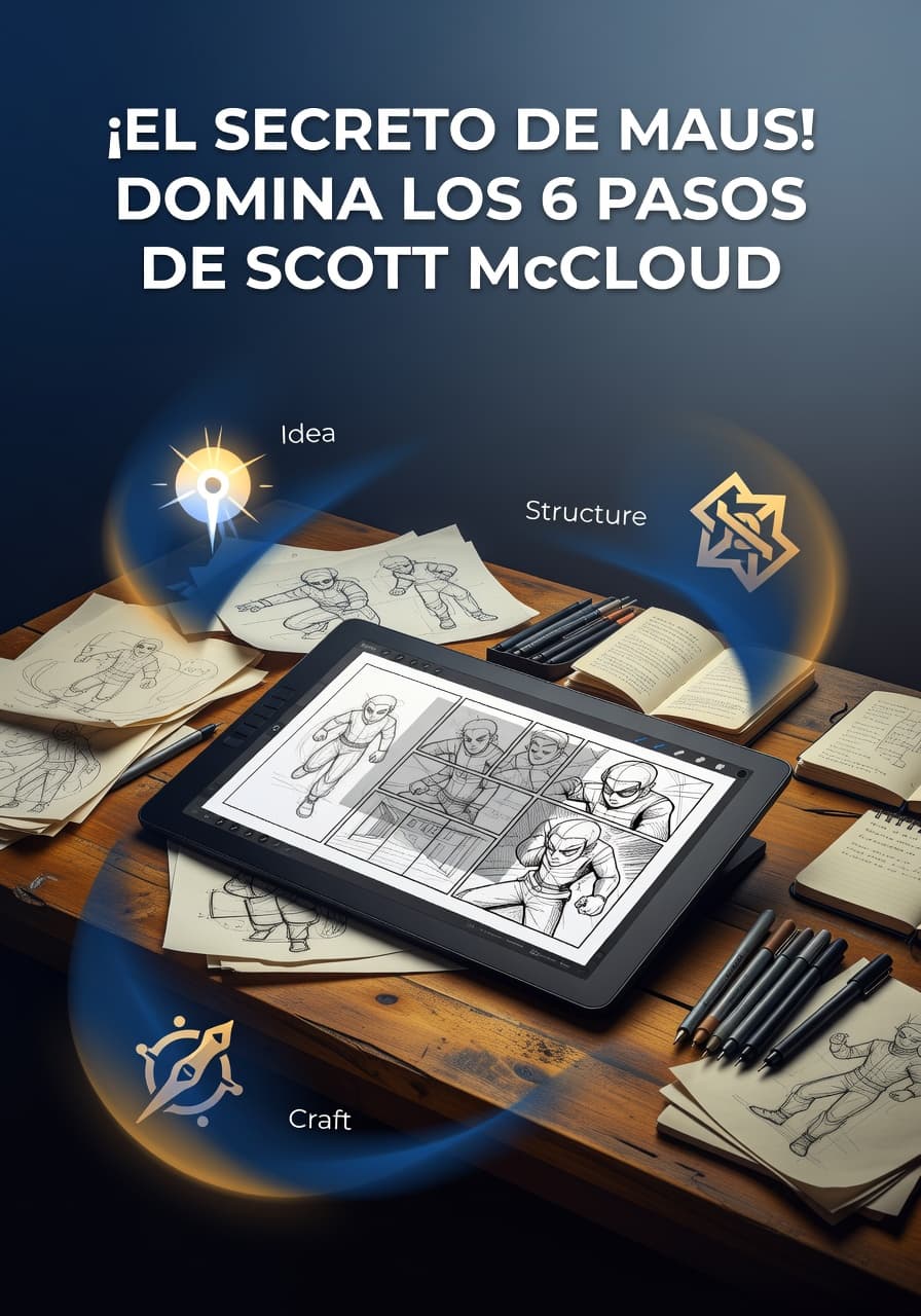 Crea Cómics Maestros: Los 6 Pasos de McCloud en Maus