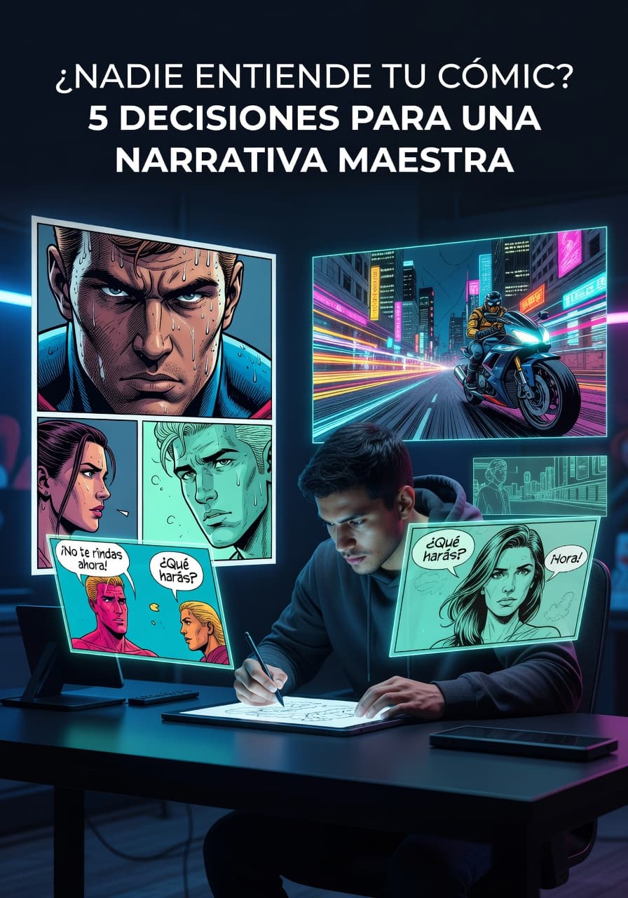 5 Decisiones Maestras para un Cómic de Impacto y Claridad