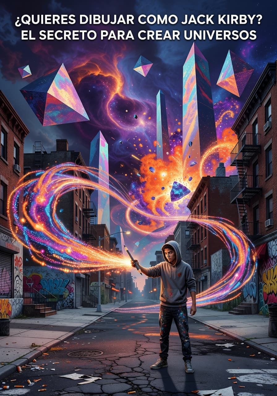 Domina el Estilo de Jack Kirby: Crea Universos Visuales