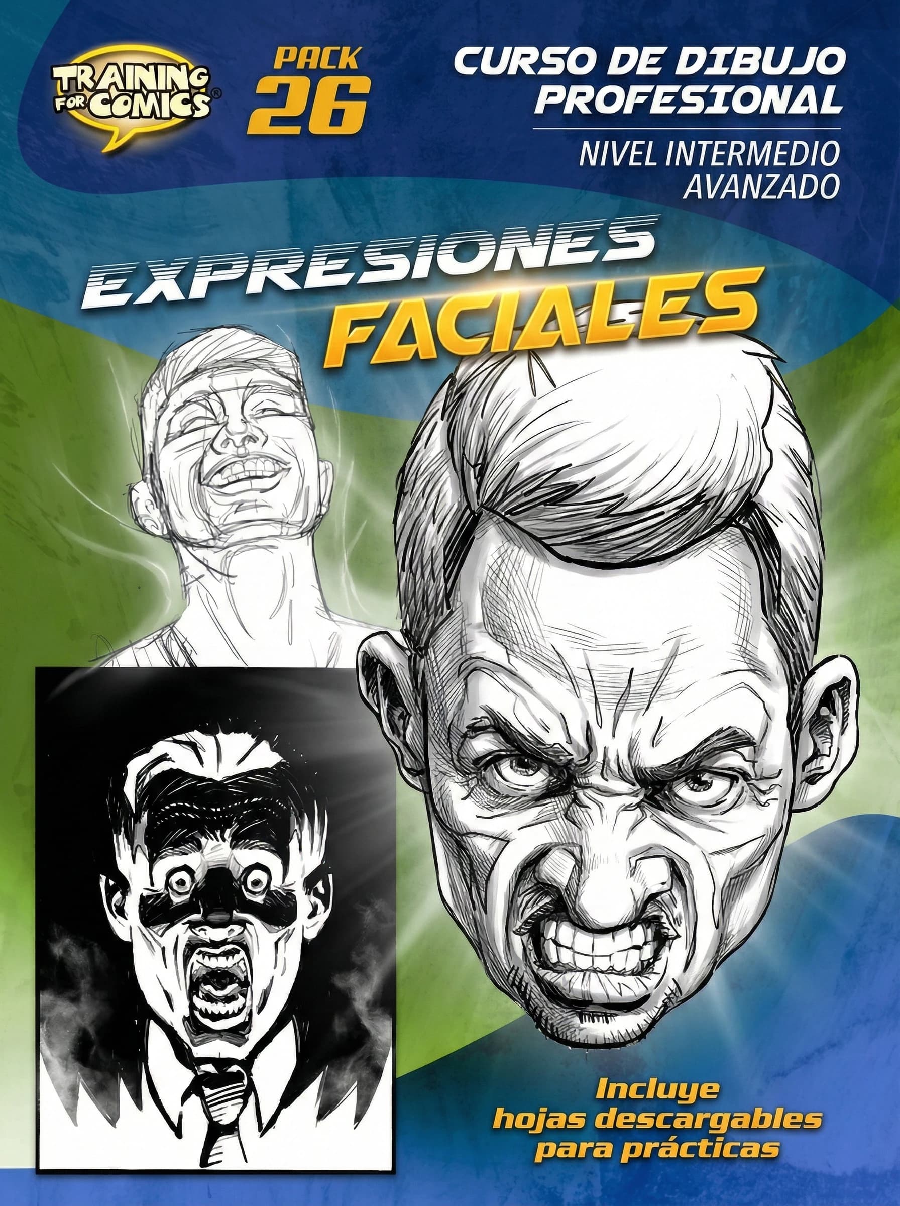 Expresiones Faciales: Curso de Dibujo Profesional