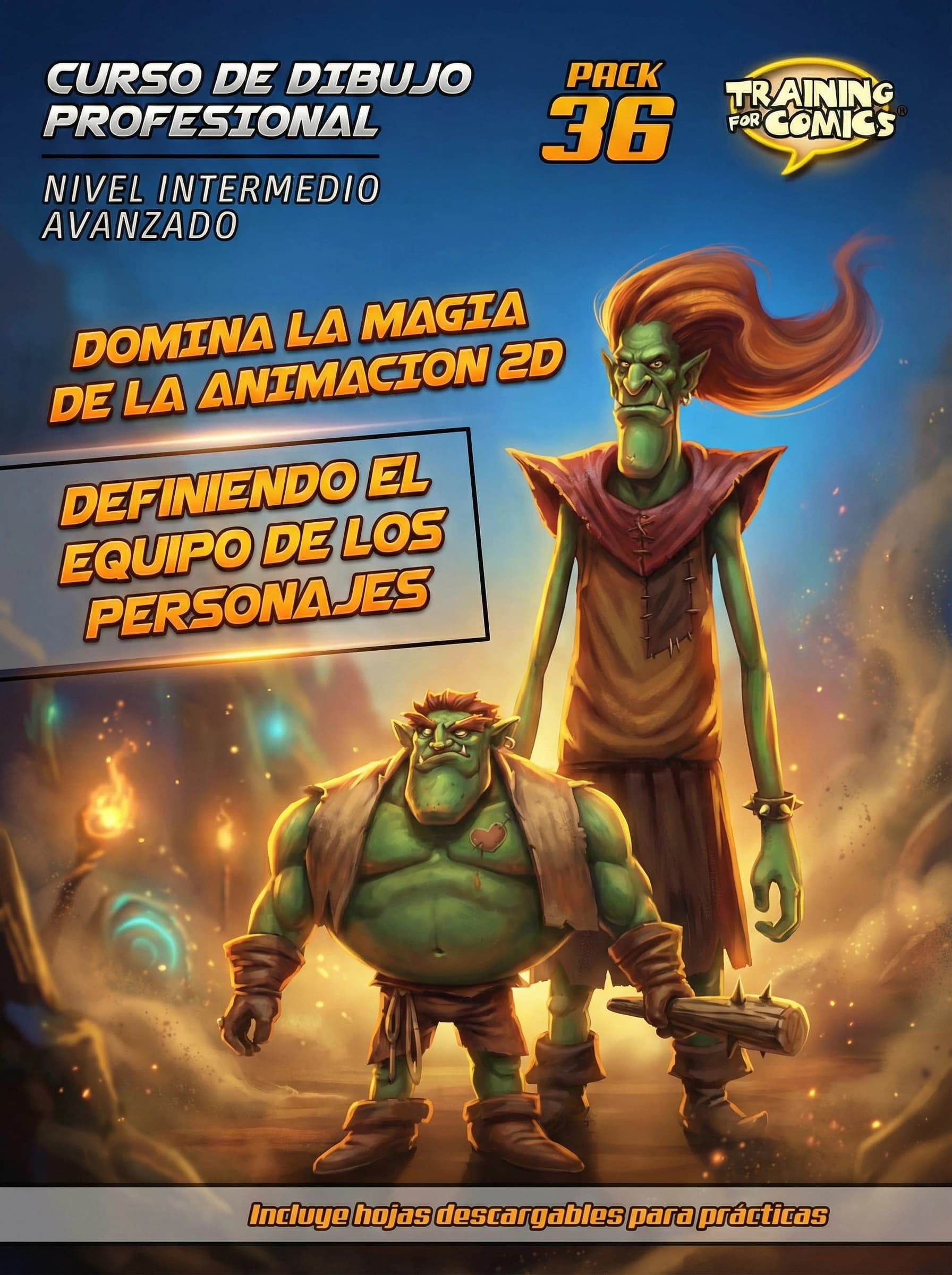 Definiendo el Equipo de los Personajes para Animación