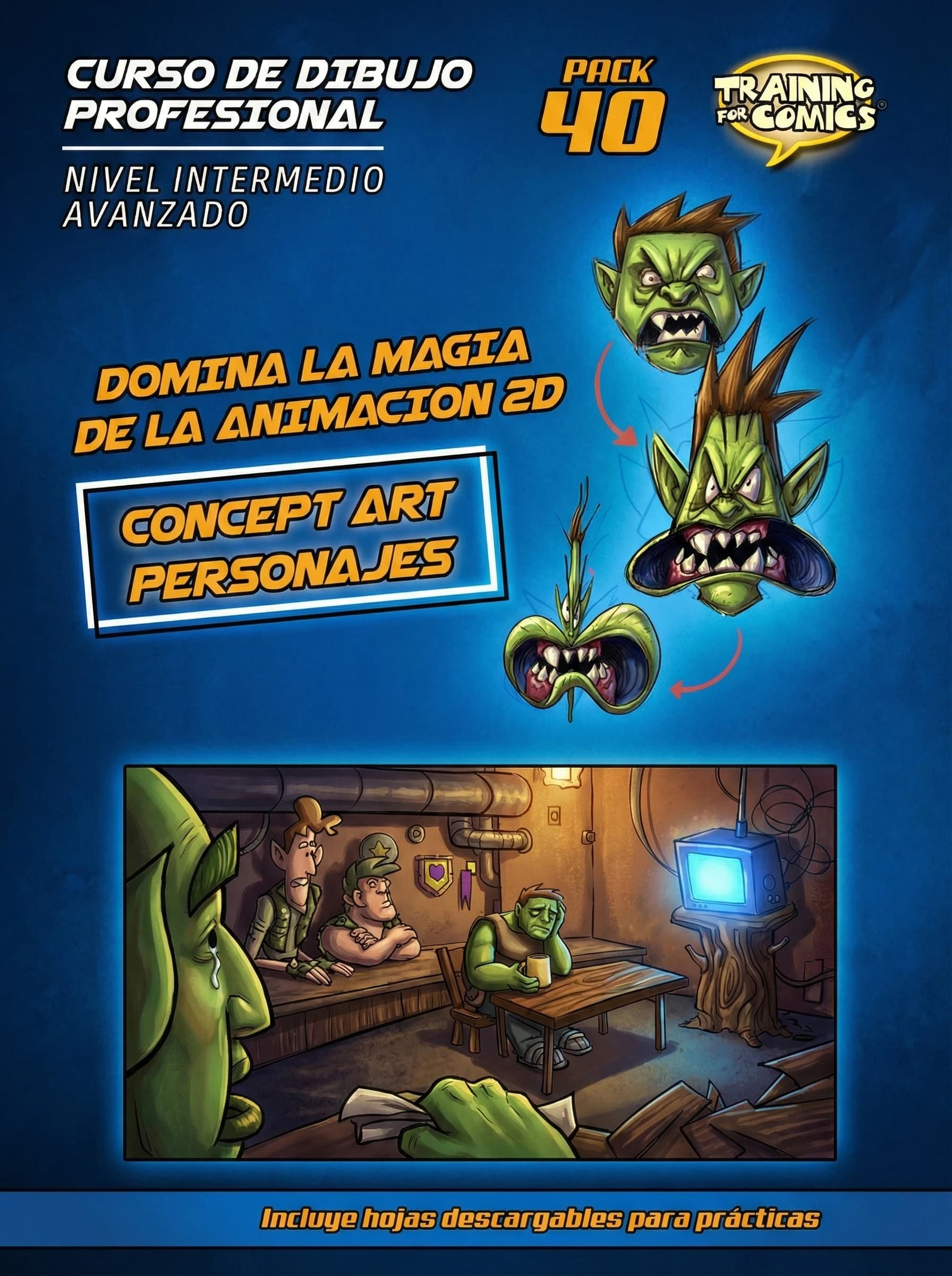 Concept Art: Personajes para Animación 2D