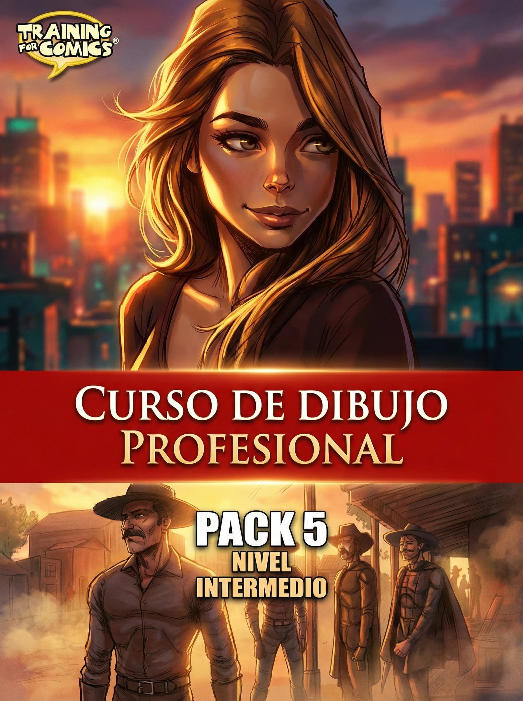 Curso de Dibujo Profesional: Pack 5 - Nivel Intermedio