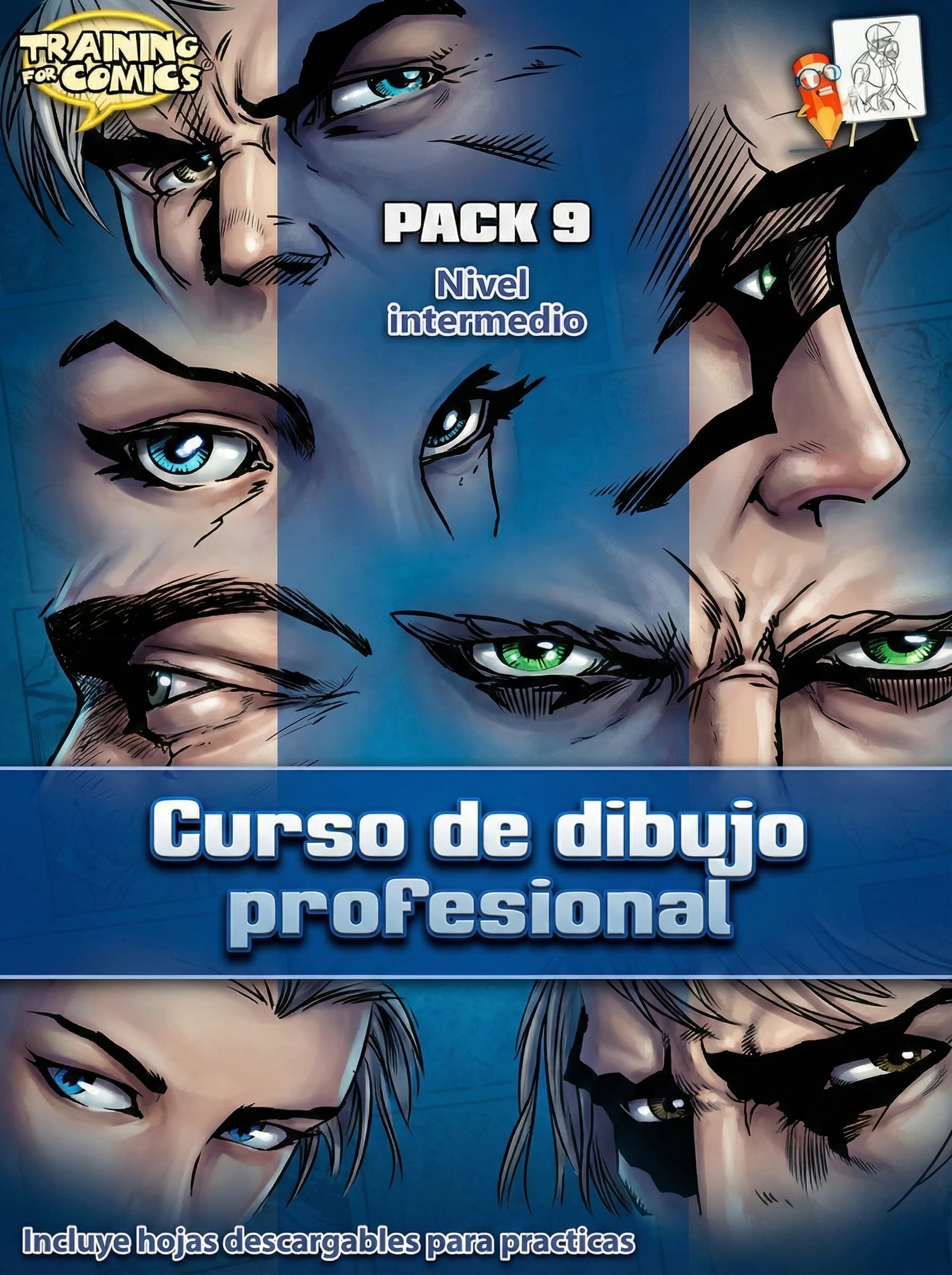 Curso de dibujo profesional: Pack 9 - Nivel Intermedio