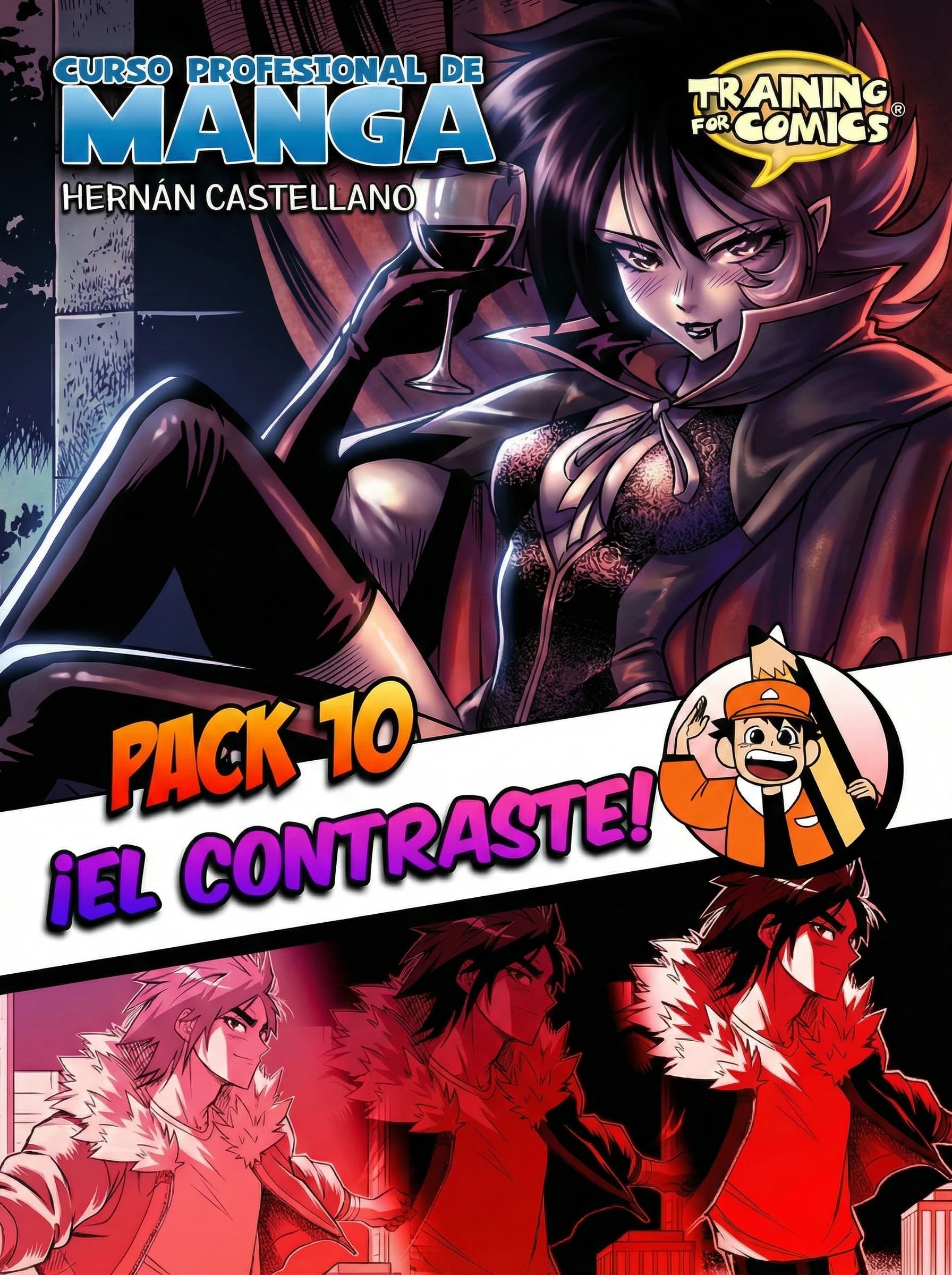 Pack 10: El Contraste - Curso Profesional de Manga