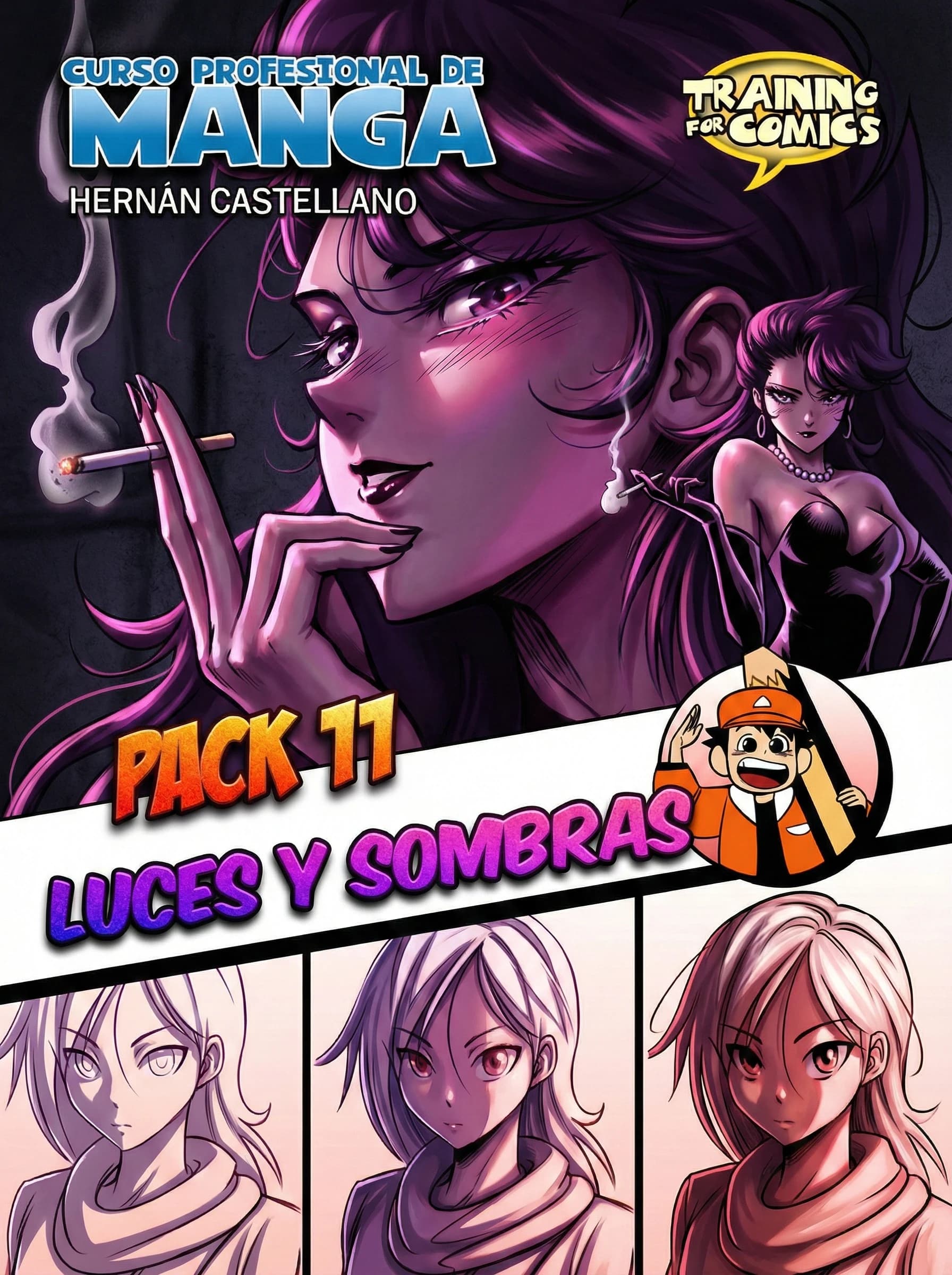 Luces y Sombras: Curso Profesional de Manga Pack 11