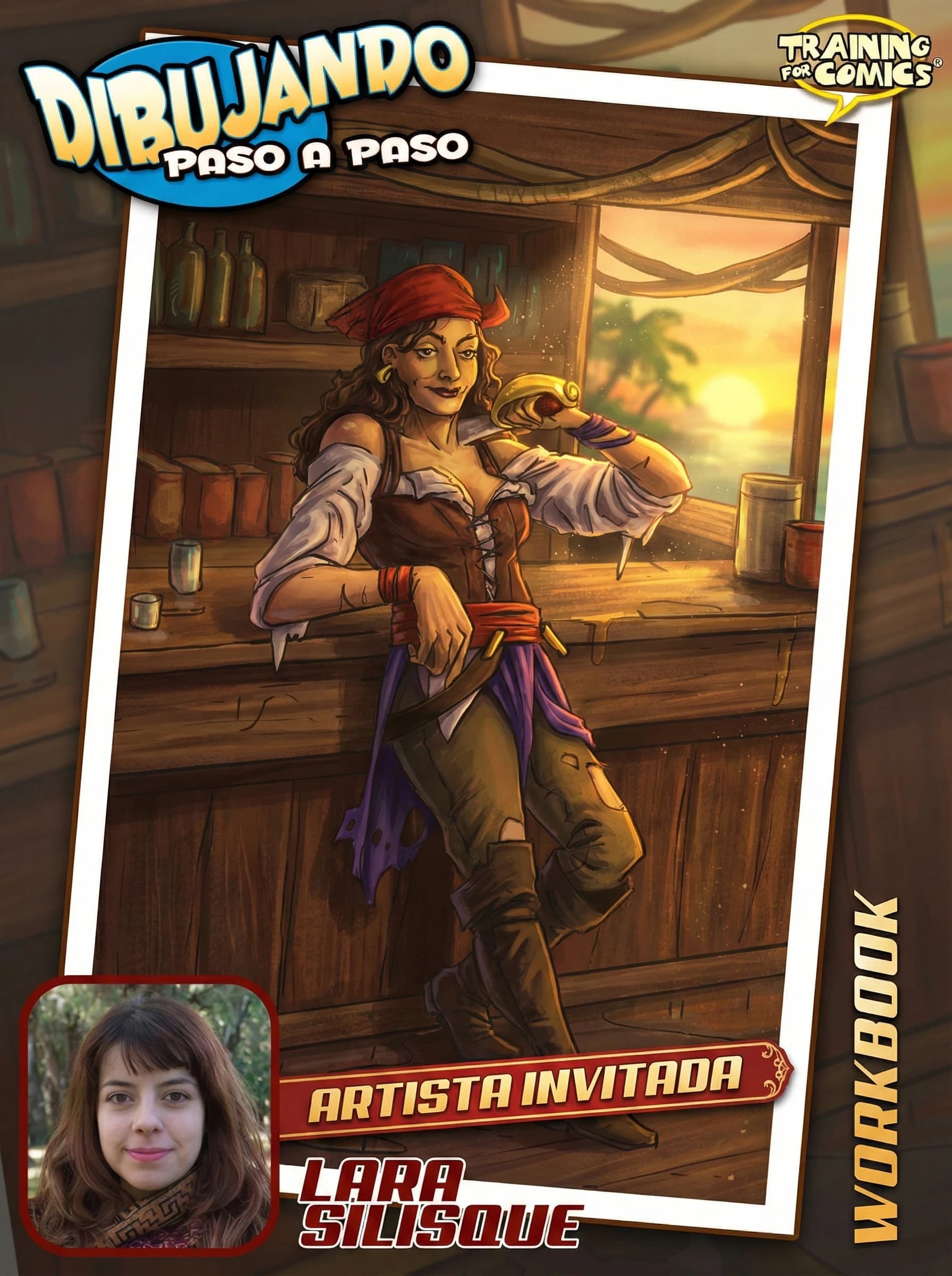 Dibuja una Intrépida Tabernera Pirata con Carácter