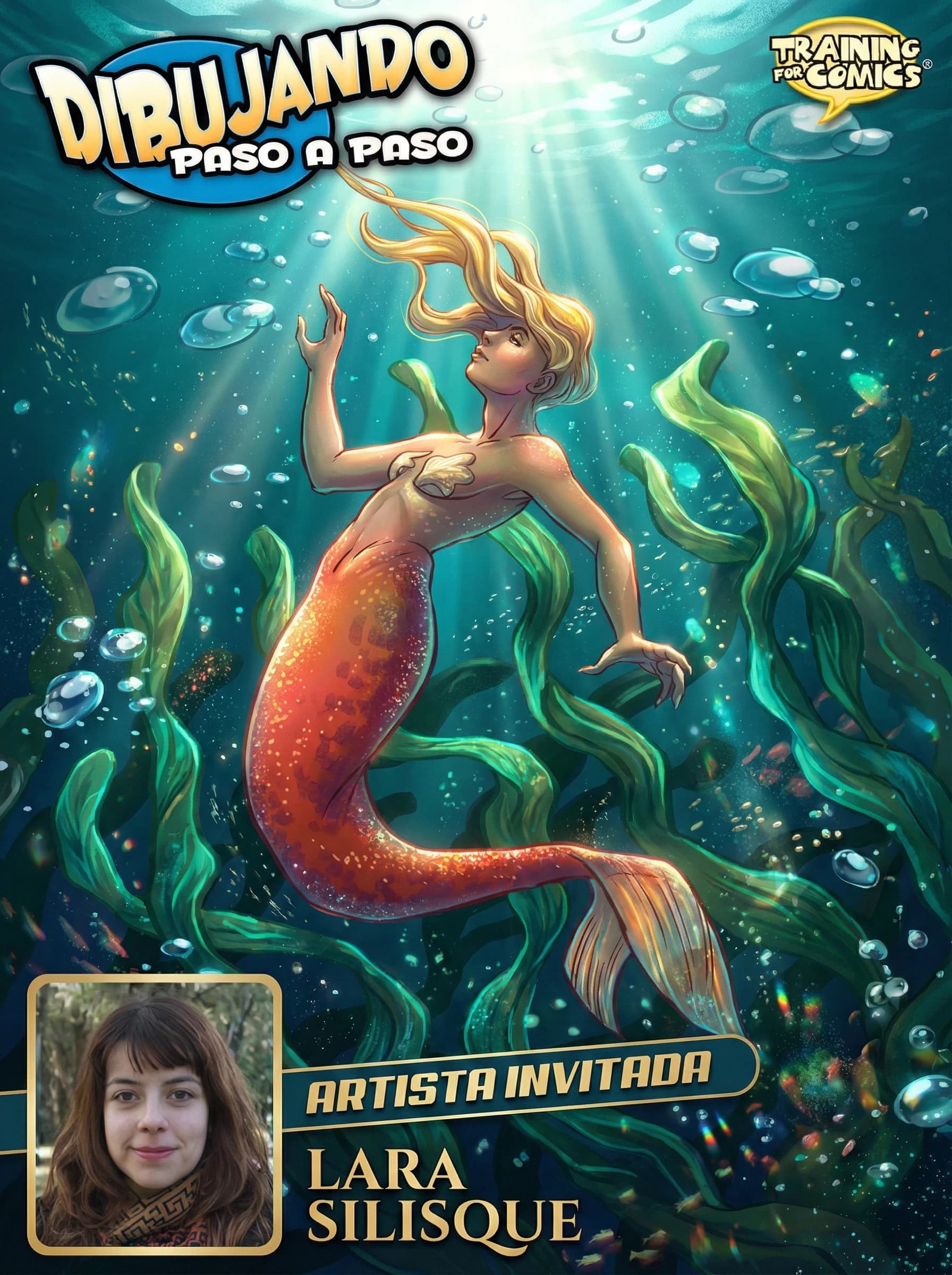 Sirenas Mágicas: Domina la Ilustración Submarina Paso a Paso