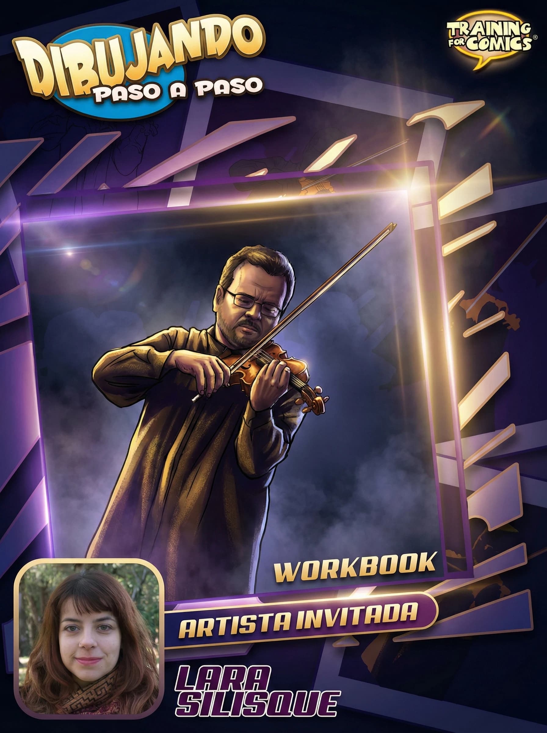 Pop Art: Domina la Silueta y la Luz de un Violinista