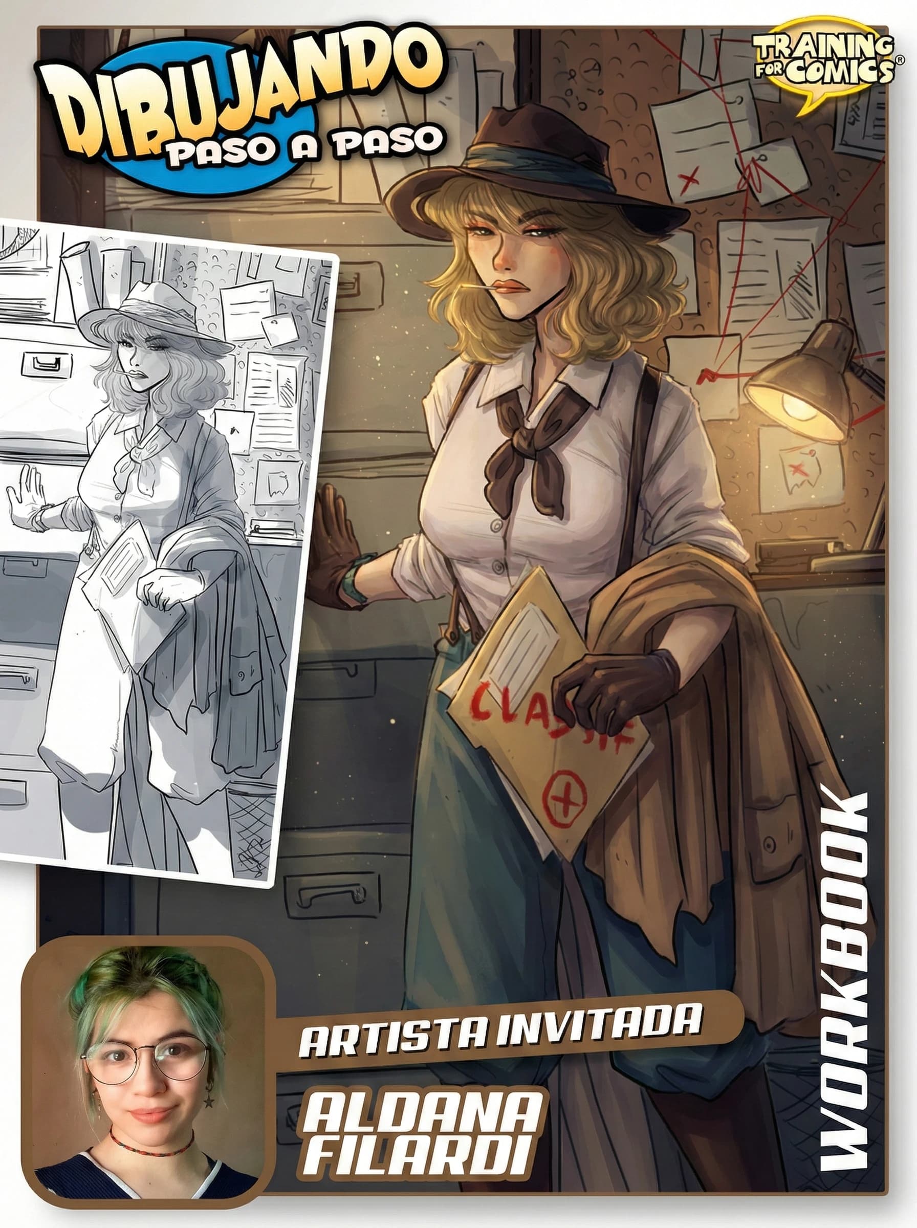 Dibujo Paso a Paso: Detective Noir de los Años 40