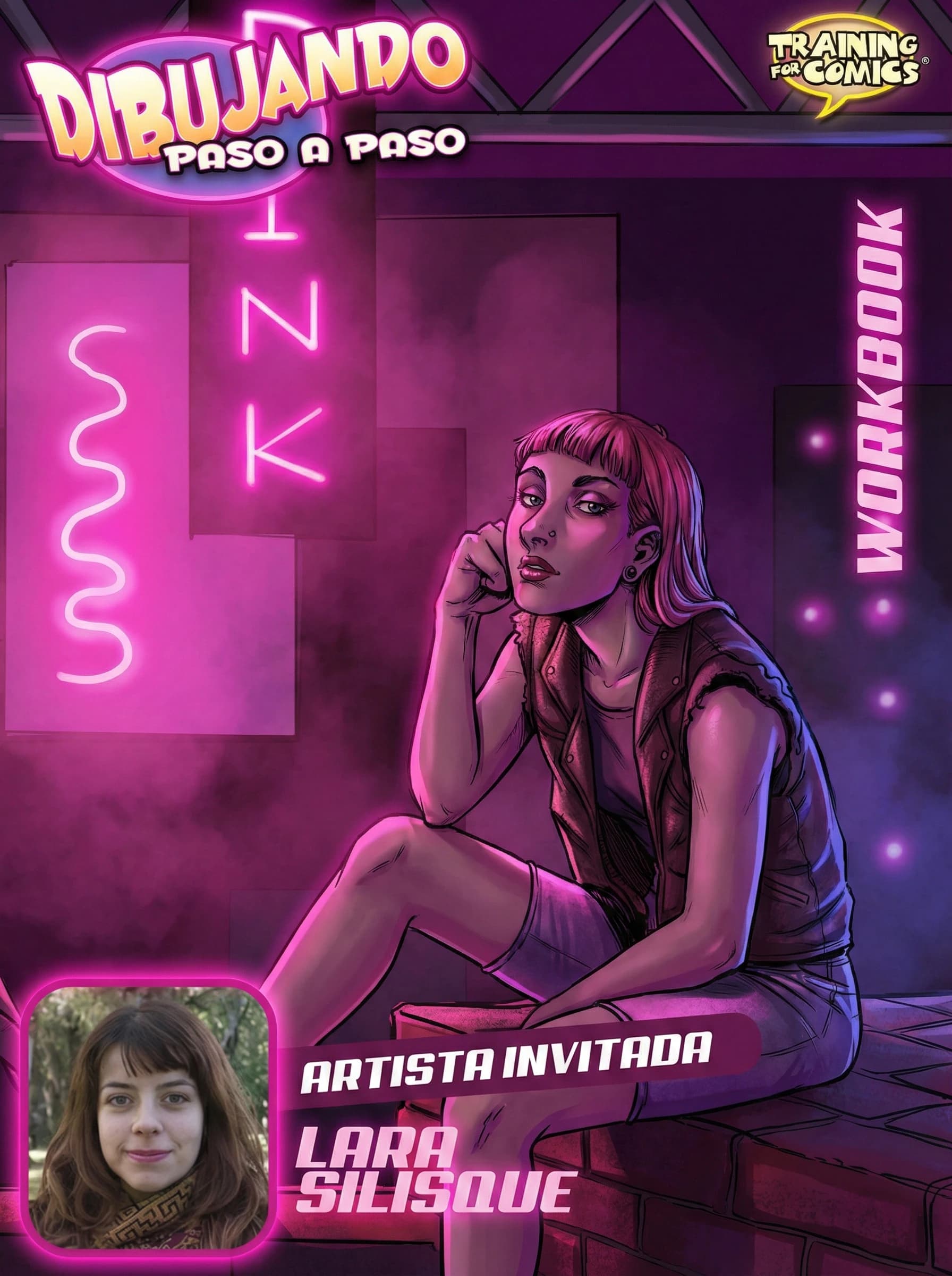 Domina el Arte Cyberpunk: Escena Neón en Tonos Rosa