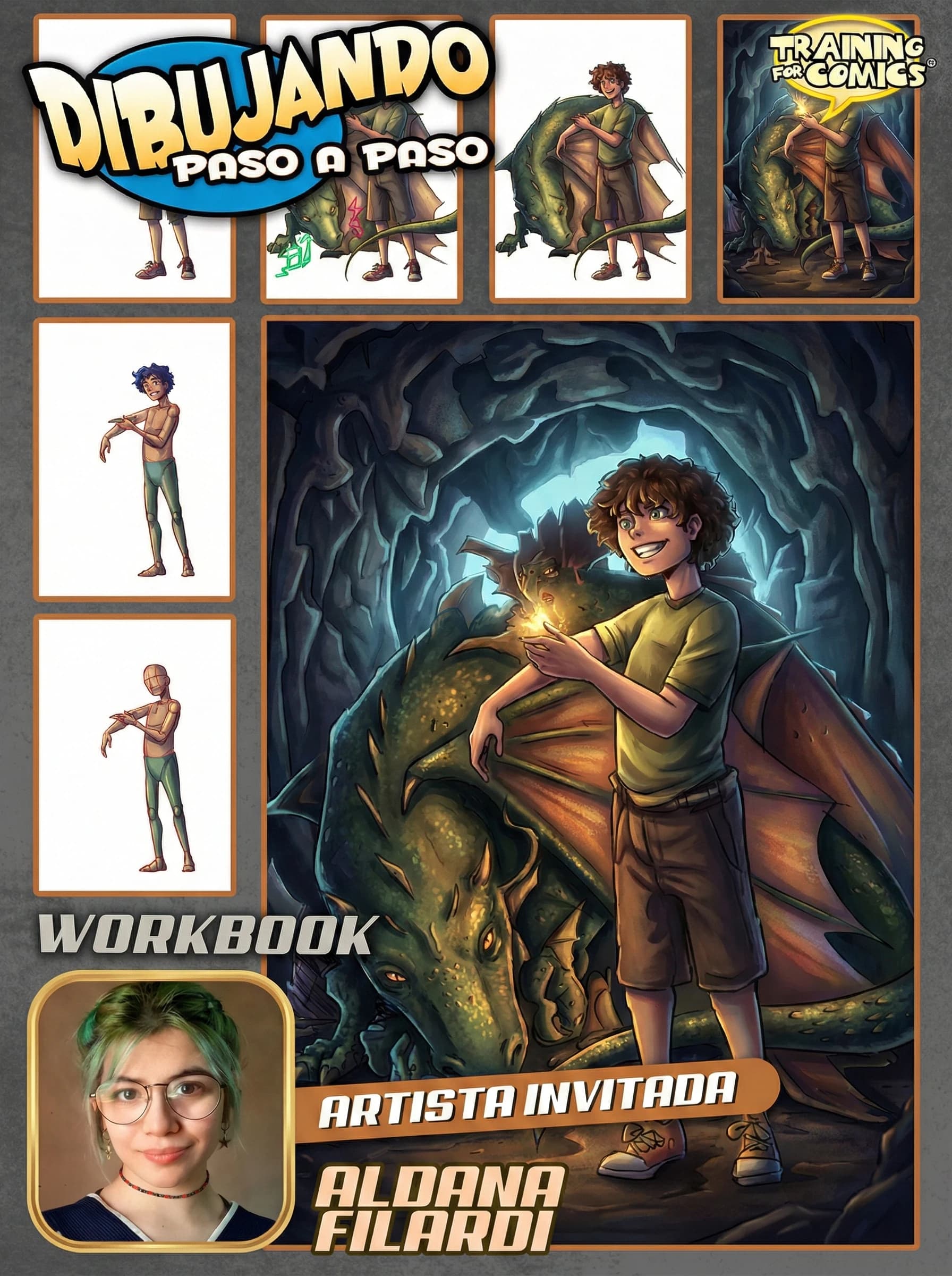 Domina el Dibujo de Fantasía: El Joven Domador de Dragones