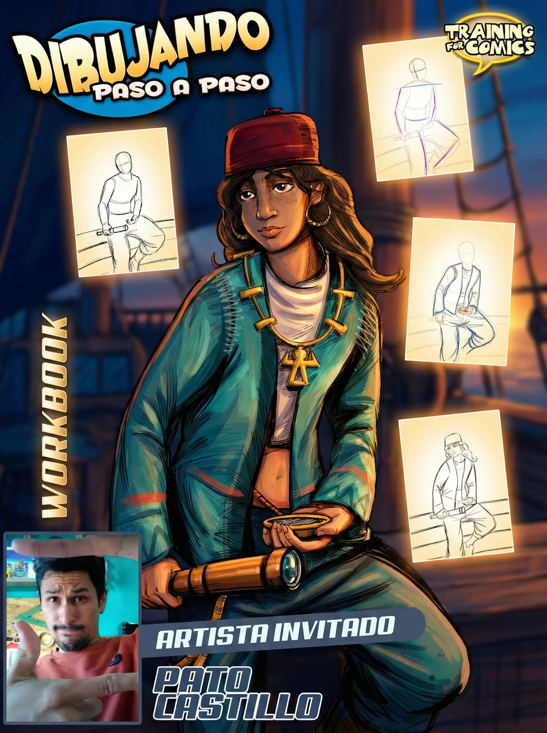 Dibuja una Pirata Otomana: De la Estructura al Color