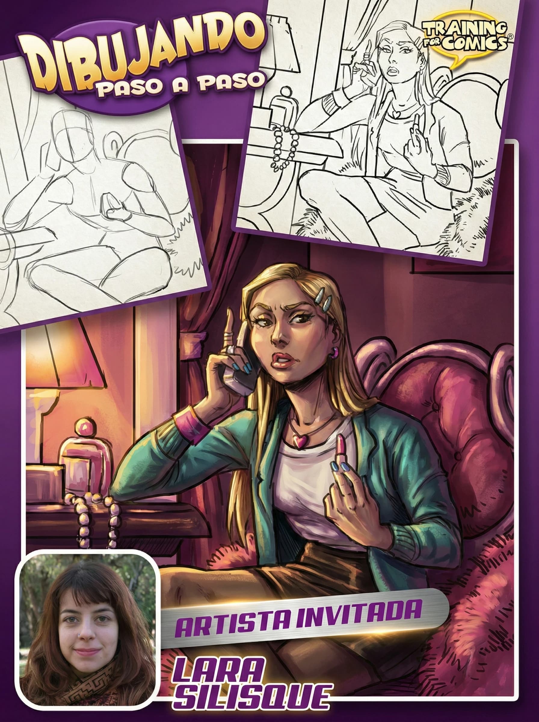 Dibuja Influencers: Domina la Figura Sentada y el Color